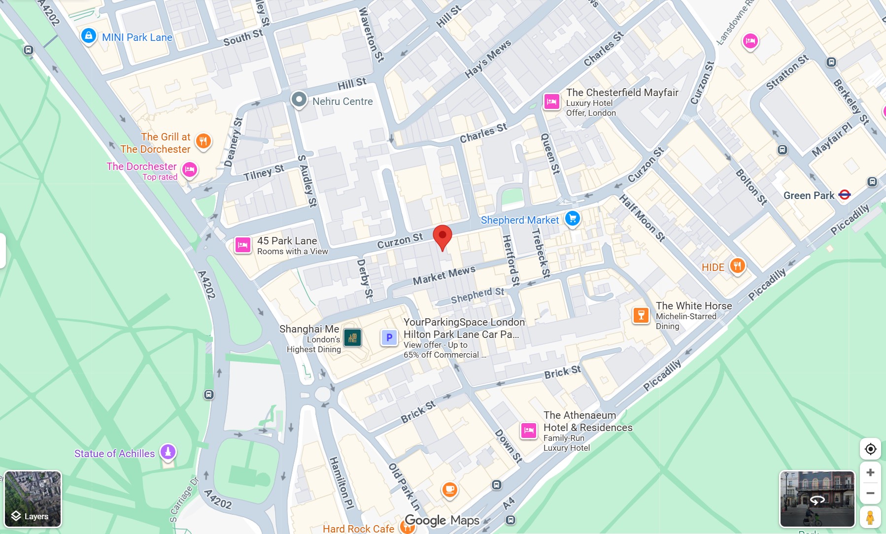 Map Showing office location